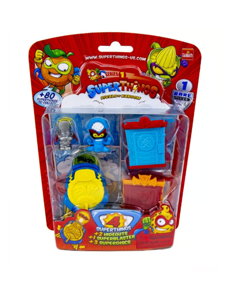 SUPERZINGS 1 - PACK 4 UNIDADES HIDEOUT MULTICOLOR - 2