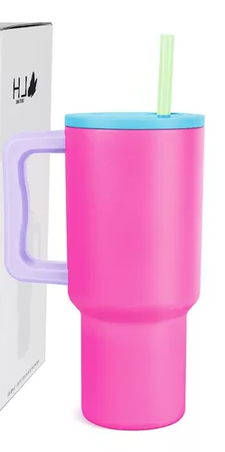 VASO TÉRMICO MUG LH 900 LT, ACERO INOXIDABLE, FUCSIA - 2