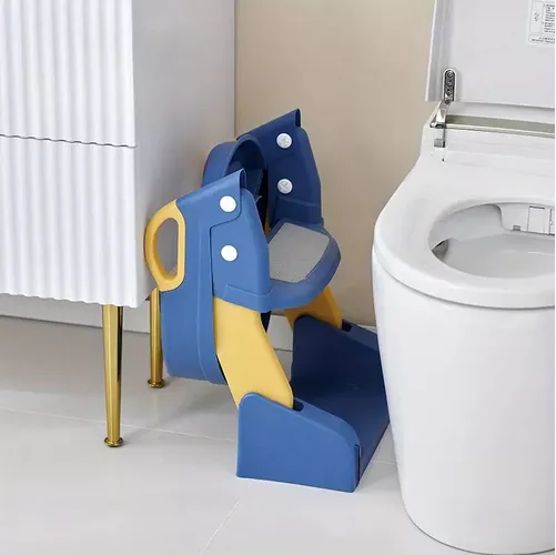 PELELA ASIENTO ADAPTADOR CON ESCALERA PARA INODORO WC, 3 EN 1 PARA NIÑOS - 7