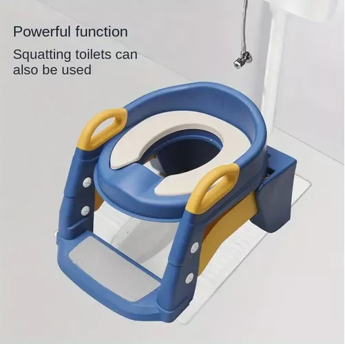 PELELA ASIENTO ADAPTADOR CON ESCALERA PARA INODORO WC, 3 EN 1 PARA NIÑOS - 8