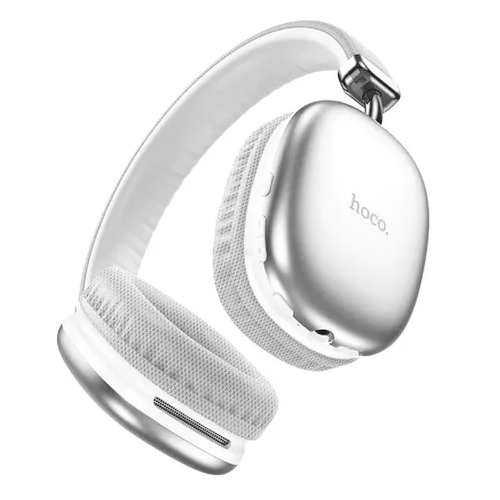 AURICULARES INALÁMBRICOS DIADEMA BLUETOOTH HOCO PLATEADO - 1