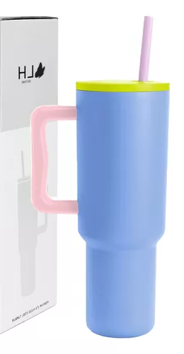 VASO TÉRMICO MUG, 1200 LT, ACERO INOXIDABLE, CELESTE - 2