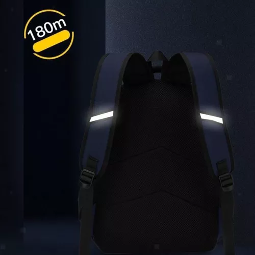 MOCHILA ESCOLAR DE ESPALDA PARA NIÑOS, MORRAL NOTEBOOK COLOR EN COLOR NEGRO - 7