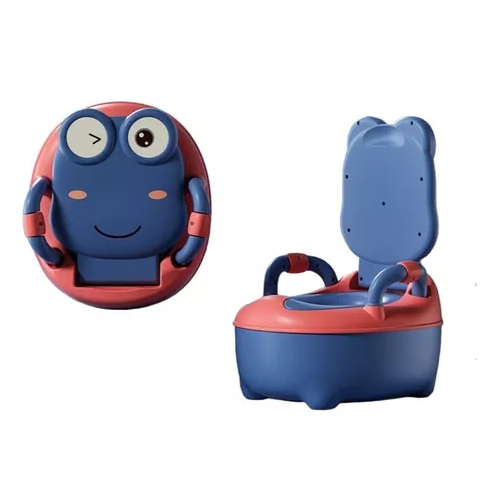 PELELA BAÑO RANA PARA NIÑO Y NIÑA, COLOR AZUL - 1