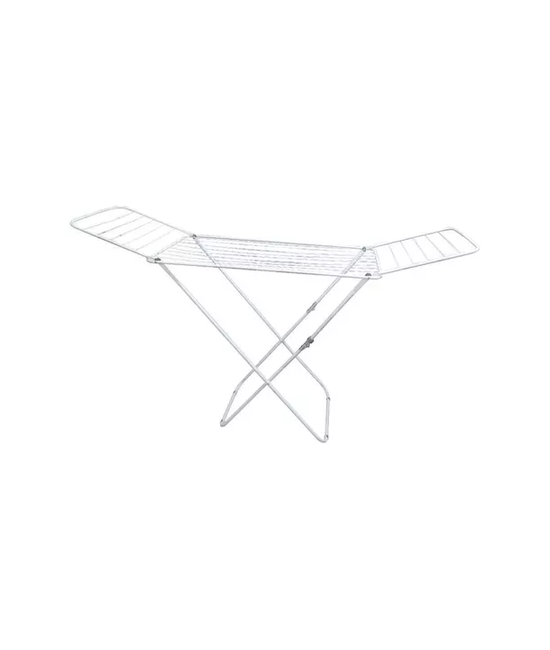 TENDEDERO COLGADOR EXTENSIBLE ORGANIZADOR PLEGABLE 1.80M, COLOR BLANCO - 1