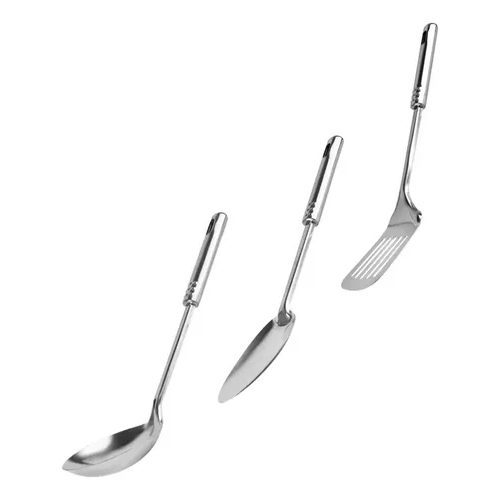 JUEGO DE BATERÍA DE 15 PIEZAS, COCINA, ACERO INOXIDABLE, PLATEADO - 2