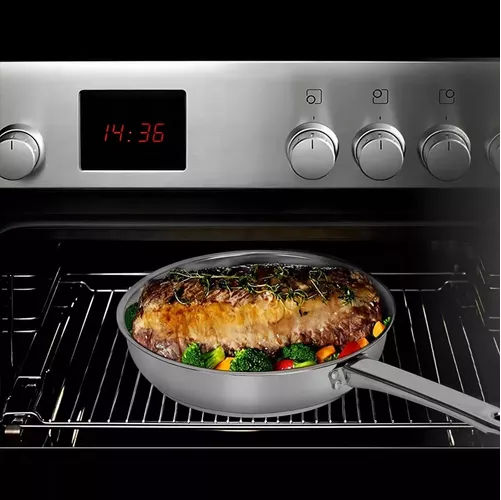 JUEGO DE BATERÍA DE 15 PIEZAS, COCINA, ACERO INOXIDABLE, PLATEADO - 4