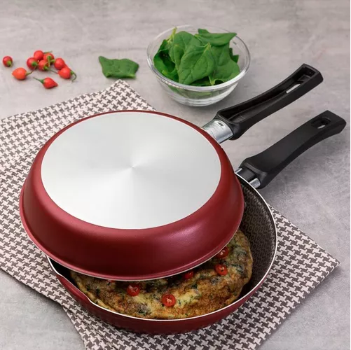 SARTÉN DOBLE ANTIADHERENTE PARA TORTILLAS TRAMONTINA, 20 CM - 5
