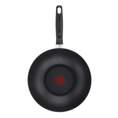 WOK DE 28 CM CON TAPA, SUPER COOK, COLOR EN COLOR NEGRO - 3