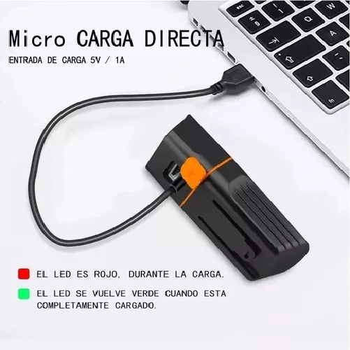 LUZ DE BICICLETA IMPERMEABLE, RECARGABLE, TRASERA, 1000 LM - 3