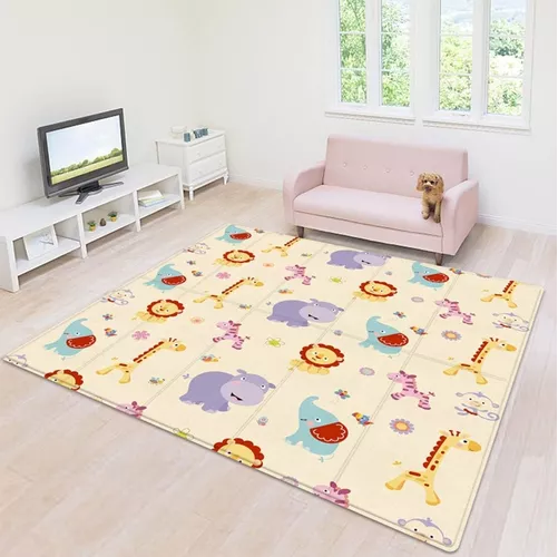 ALFOMBRA ANTIGOLPES BEBÉ, PLEGABLE, REVERSIBLE, 180X120 CM - 2