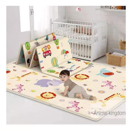 ALFOMBRA ANTIGOLPES BEBÉ, PLEGABLE, REVERSIBLE, 180X120 CM - 5