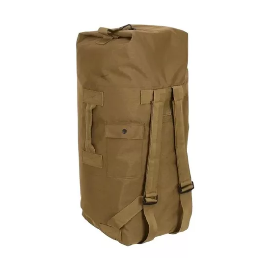 BOLSO SACO ROPERO TÁCTICO MILITAR CAMPING 90L COLOR EN COLOR CAFE - 2