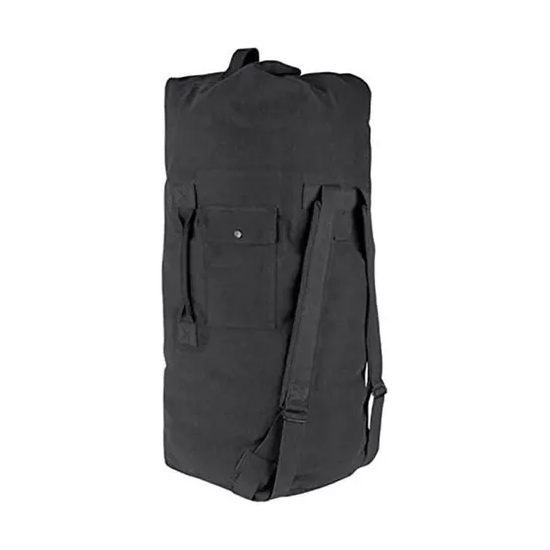 BOLSO SACO ROPERO TÁCTICO MILITAR CAMPING 90L EN COLOR NEGRO - 2