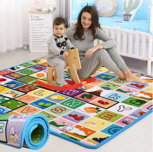 2 ALFOMBRAS LAVABLES INFANTILES, ANTIGOLPES, PARA NIÑOS Y BEBÉS, X2 - 2
