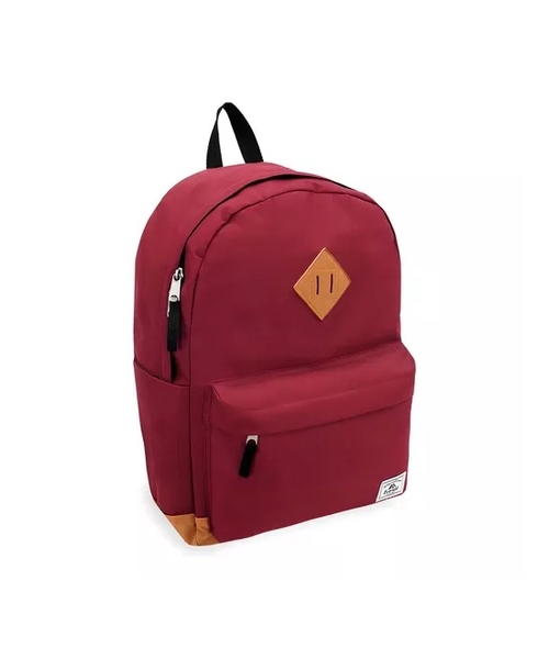 MOCHILA URBANA ESCOLAR BOLSO A LA MODA CARIBE 28L EN COLOR ROJO - 1