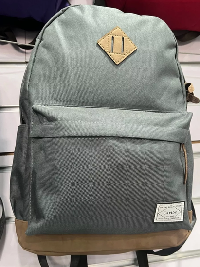 MOCHILA URBANA ESCOLAR BOLSO A LA MODA CARIBE 28L GRIS - 4