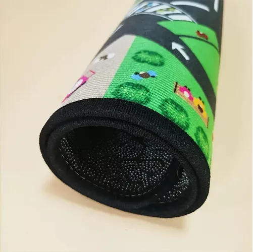 ALFOMBRA PISTA DE AUTOS INFANTIL, ANTIGOLPES, SENSORIAL, 89X61 CM - 5