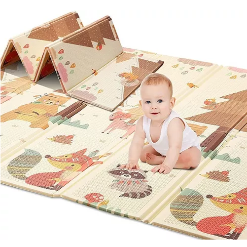 ALFOMBRA ANTIGOLPES PARA NIÑO Y BEBÉ, CON BOLSO, 180X200X1 CM, PREMIUM - 1