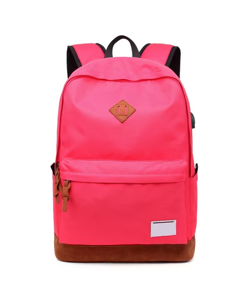 MOCHILA URBANA ESCOLAR BOLSO A LA MODA CARIBE 28L ROSADO - 1