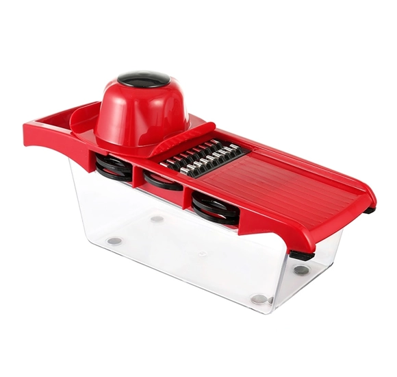 PICADOR CORTADOR DE VERDURAS Y FRUTAS FILOSHARK RALLADOR ROJO - 1