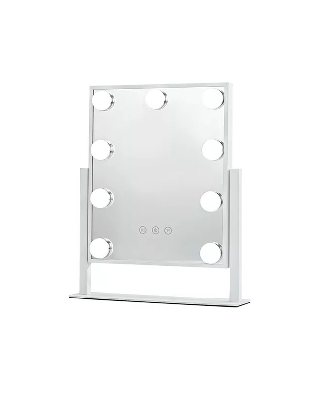 ESPEJO MAQUILLAJE TOCADOR 9 LUCES LED USB 3 MODOS 360° - 1