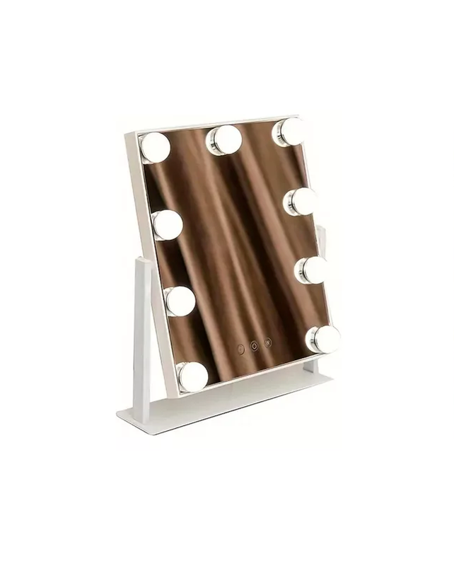 ESPEJO MAQUILLAJE TOCADOR 9 LUCES LED USB 3 MODOS 360° - 3