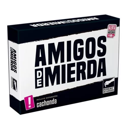 BURÓ 'AMIGOS DE MIERDA' ESPAÑOL EN COLOR NEGRO - 1