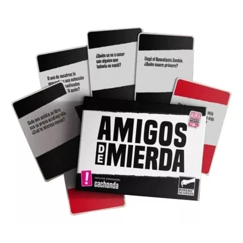 BURÓ 'AMIGOS DE MIERDA' ESPAÑOL EN COLOR NEGRO - 2