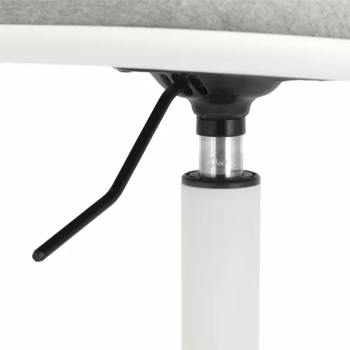SILLA DE ESCRITORIO CON TAPIZADO DE TELA MELANGE CASAIDEAS COLOR GRIS - 3
