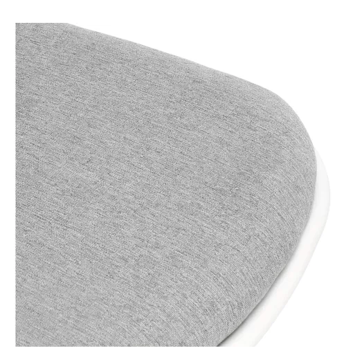 SILLA DE ESCRITORIO CON TAPIZADO DE TELA MELANGE CASAIDEAS COLOR GRIS - 5