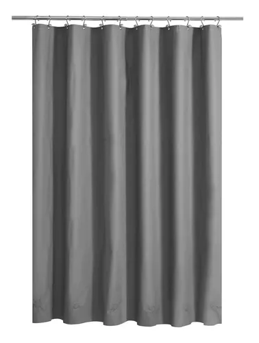 CORTINA DE DUCHA Y BAÑO, 180X180 CM, ELEGANTE, GRIS - 1
