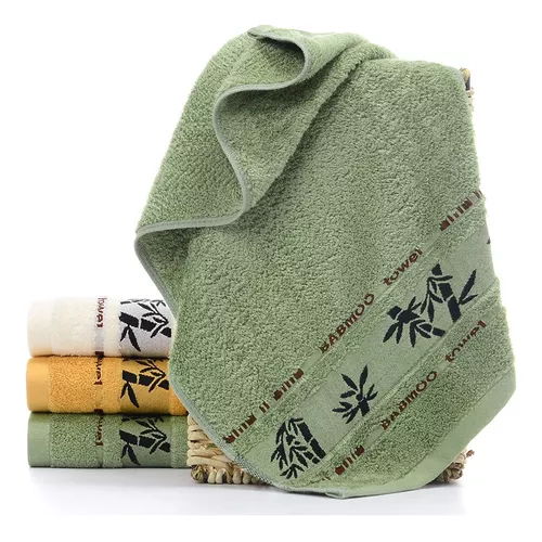 SET DE 6 TOALLAS DE BAÑO DE ALGODÓN, BAMBOO, SÚPER SUAVES - 3