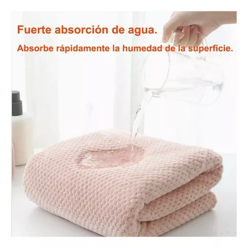 SET DE 6 TOALLAS DE BAÑO DE MICROFIBRA, ALTA CALIDAD, SECADO RÁPIDO - 7