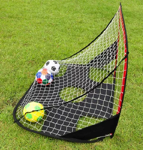 PORTERÍA ARCO DE FÚTBOL 5 TIROS, DOBLE USO ENTRENAMIENTO NEGRO - 6