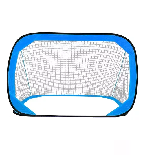 ARCOS DE FÚTBOL PLEGABLES CON RED 120X75 CM AZUL - 2