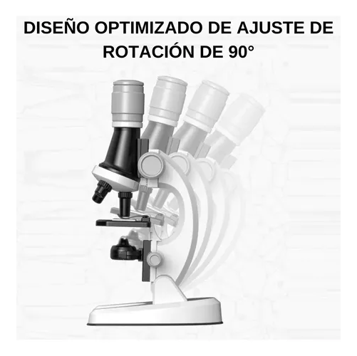 MICROSCOPIO EDUCATIVO CON ACCESORIOS PARA NIÑOS, 1200X - 2