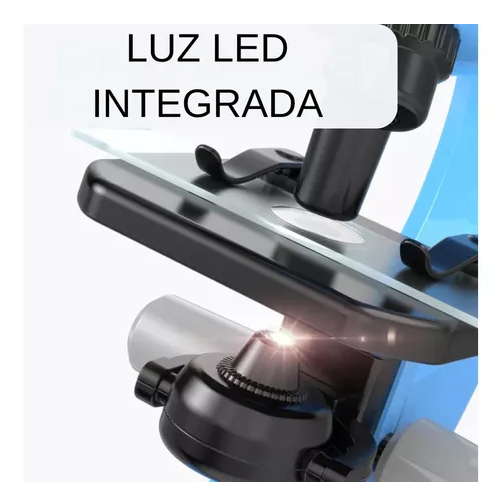 MICROSCOPIO EDUCATIVO CON ACCESORIOS PARA NIÑOS, 1200X - 3