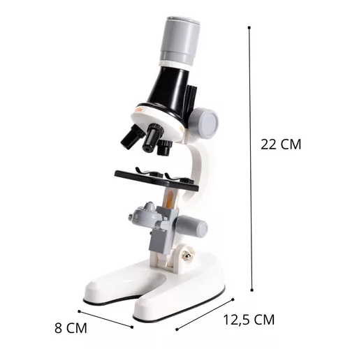 MICROSCOPIO EDUCATIVO CON ACCESORIOS PARA NIÑOS, 1200X - 5