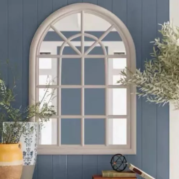 MARCO ESPEJO DECORATIVO CLÁSICO FORMA DE VENTANA VINTAGE - 4