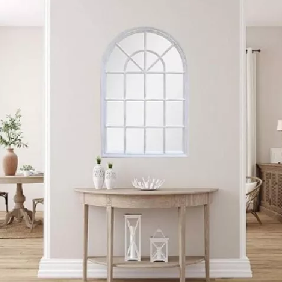 MARCO ESPEJO DECORATIVO CLÁSICO FORMA DE VENTANA VINTAGE - 5
