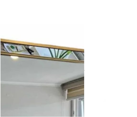 ESPEJO DECORATIVO MARCO ESPEJADO CUERPO ENTERO 180X72CM - 2