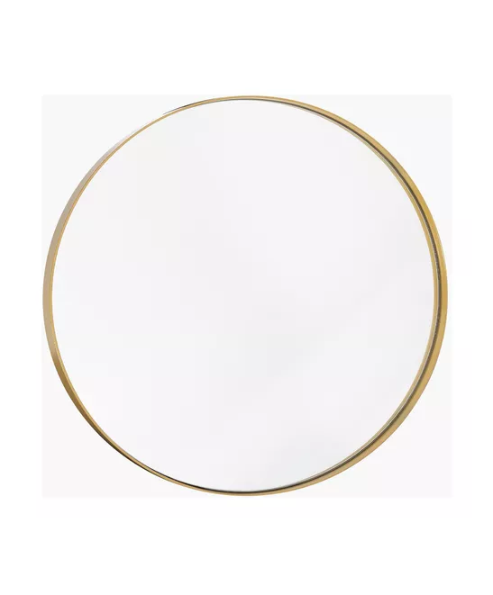ESPEJO REDONDO LUGANO 80CM DIÁMETRO DORADO - 1