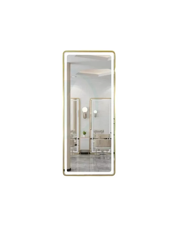 ESPEJO DORADO RECTANGULAR LED 150X40CM - 2