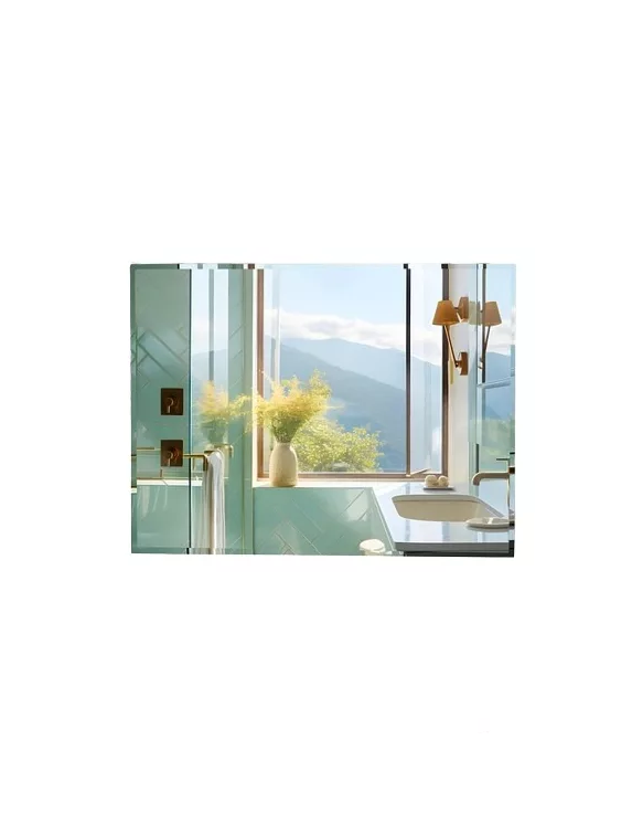ESPEJO RECTANGULAR SIMPLE JOYTEK 60X45CM ENTX1009A - 2