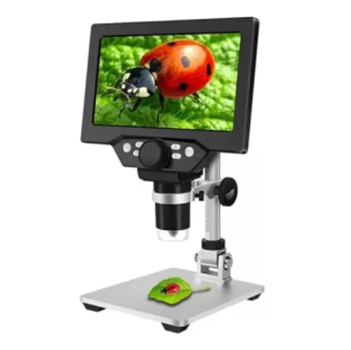 MICROSCOPIO ELECTRÓNICO ACADÉMICO, PANTALLA LCD HD DE 7.2 IN - 1