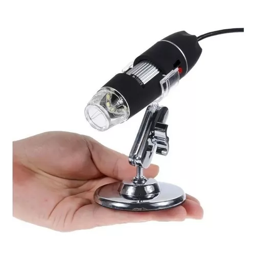 MICROSCOPIO DIGITAL USB 1000X, CÁMARA CON 8 LEDS, EDUCATIVO, COLOR NEGRO - 6
