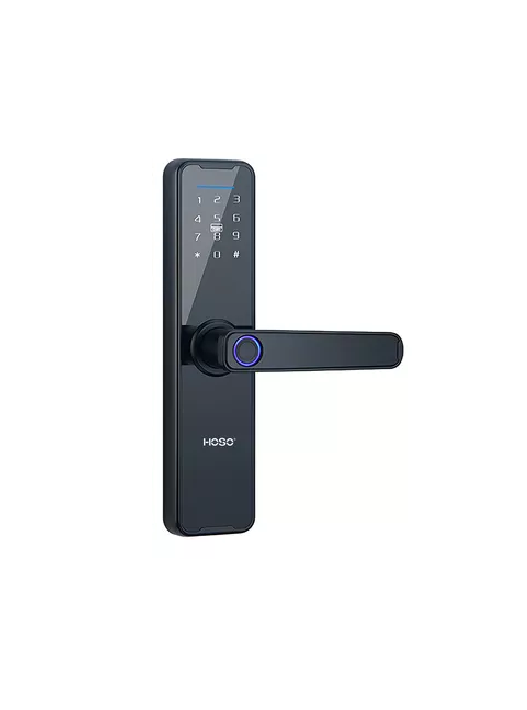 CERRADURA INTELIGENTE DIGITAL ELÉCTRICA TUYA APP CON WIFI NEGRA - 1