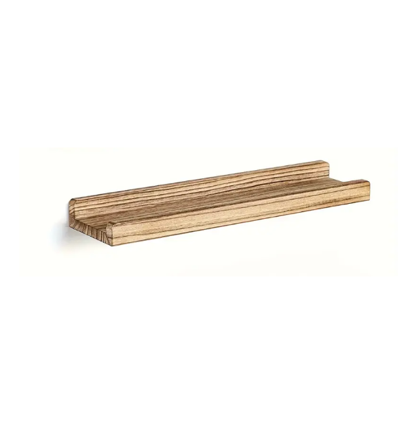 REPISA FLOTANTE MODELO CORCHETE 150CM MARRÓN CLARO - 1