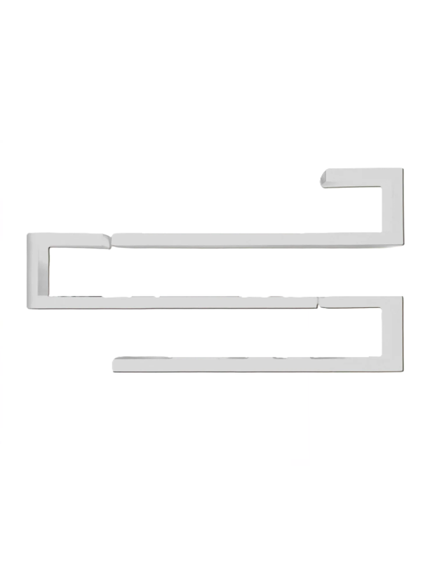 JUEGO DE REPISAS FLOTANTES MODELO CULEBRA BLANCO - 1